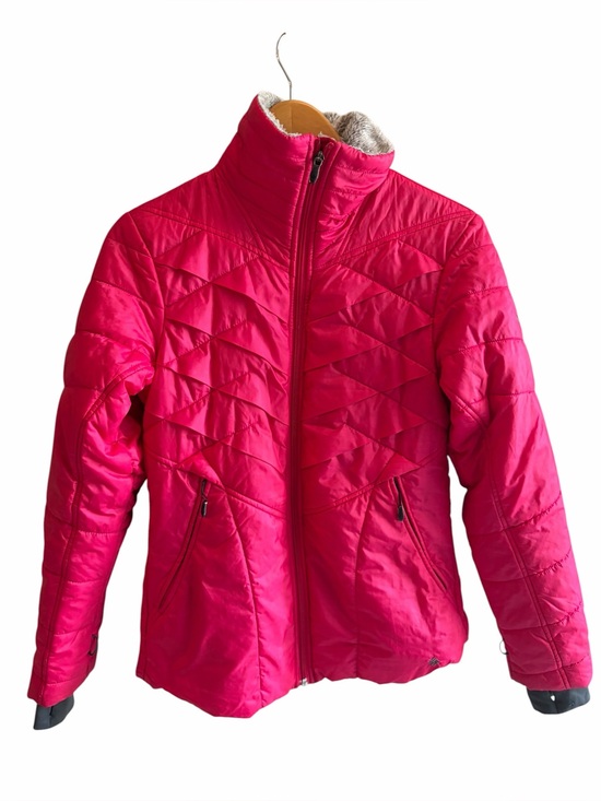 Columbia Jackets & Blazers - Columbia Quilted Puffer Jacket Interchange Pink Omni-Heat Faux Fur Collar
